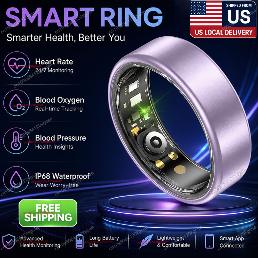 Gymnastic Ring - Cincin Pintar Pemantau Detak Jantung, Oksigen