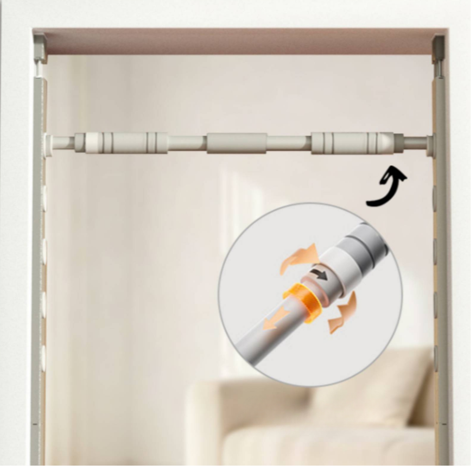 Pull Up Bar - Palang Tarik untuk Pintu dengan Rangka