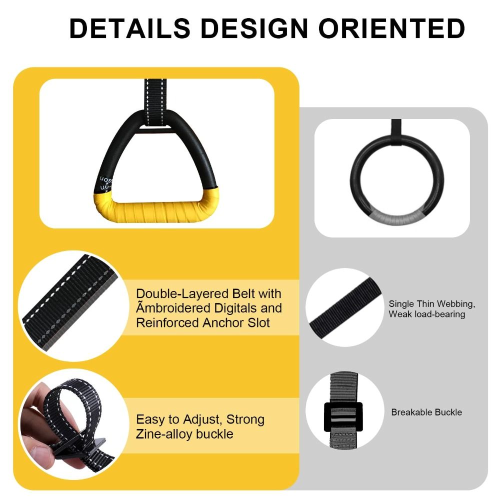 1 Pasang Cincin Senam Premium  - Gymnastic Ring ulasan dan harga