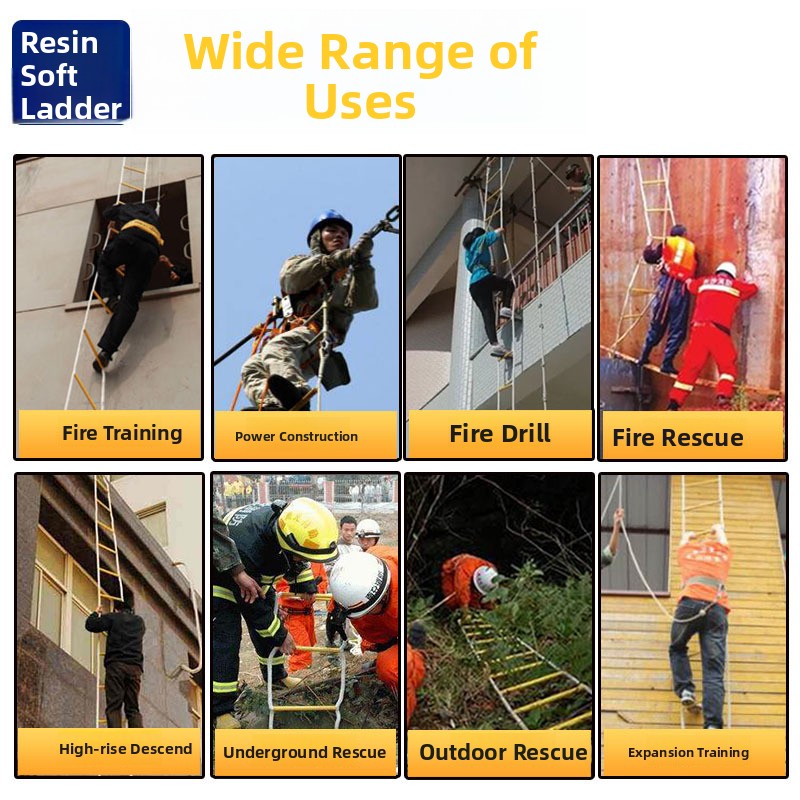 Tangga Tali Lunak untuk Pemada - Rope Climb ulasan dan harga