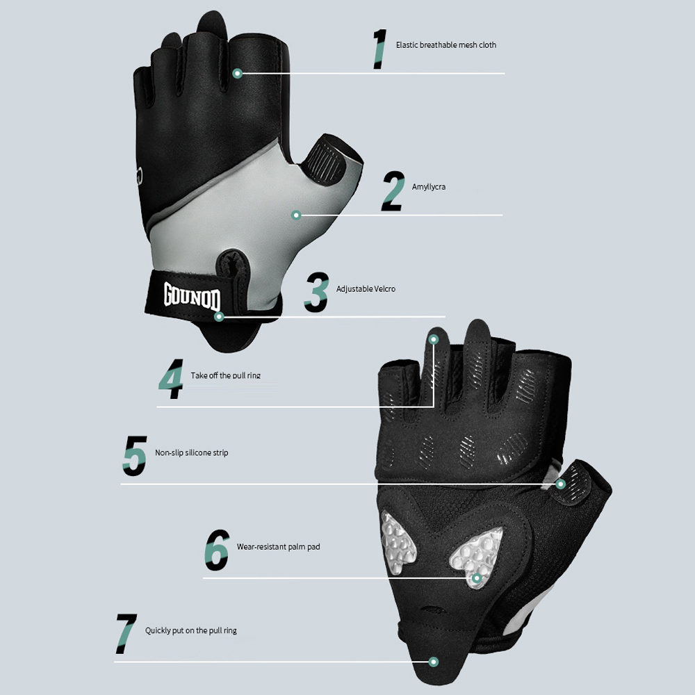 1 Pasang Sarung Tangan Olahrag - Weightlifting Gloves ulasan dan harga