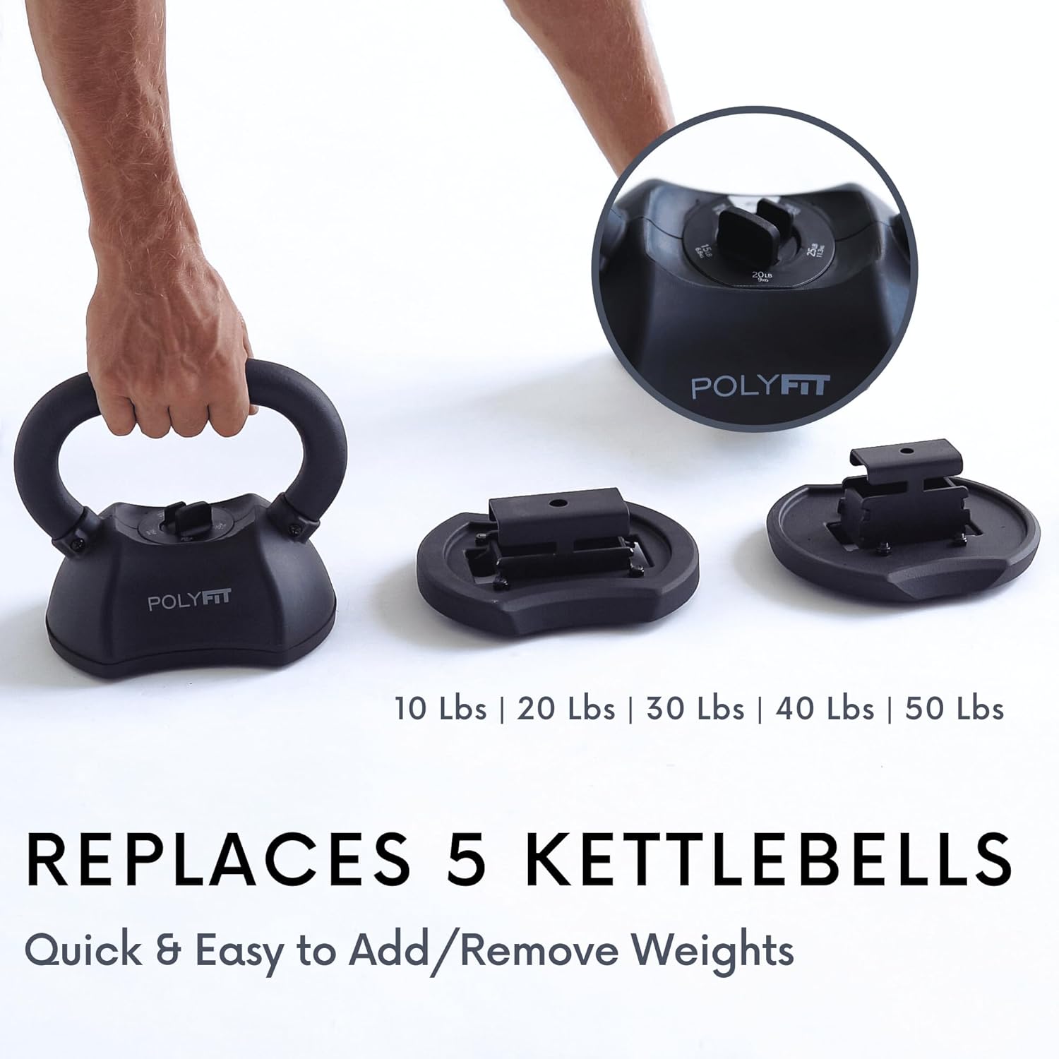 Set Kettlebell Polyfit Adjusta - Kettlebell ulasan dan harga