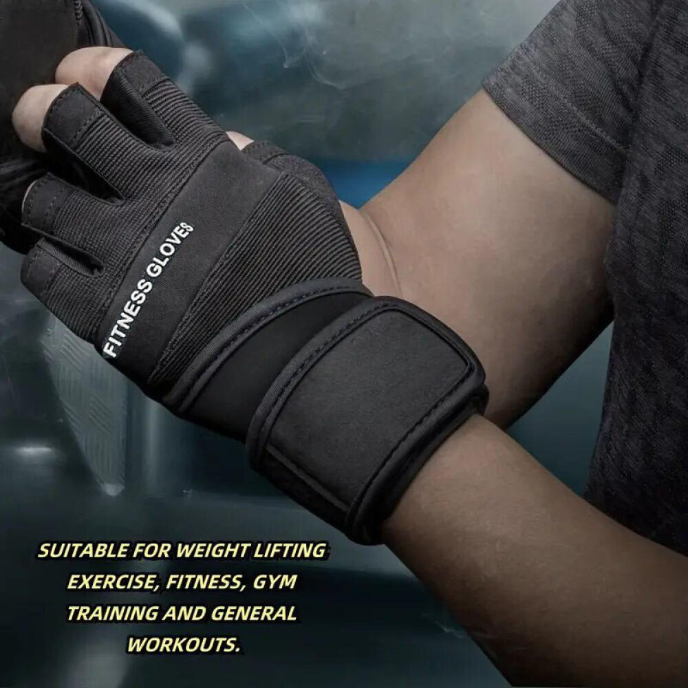 Sarung Tangan Gym Setengah Jar - Weightlifting Gloves ulasan dan harga