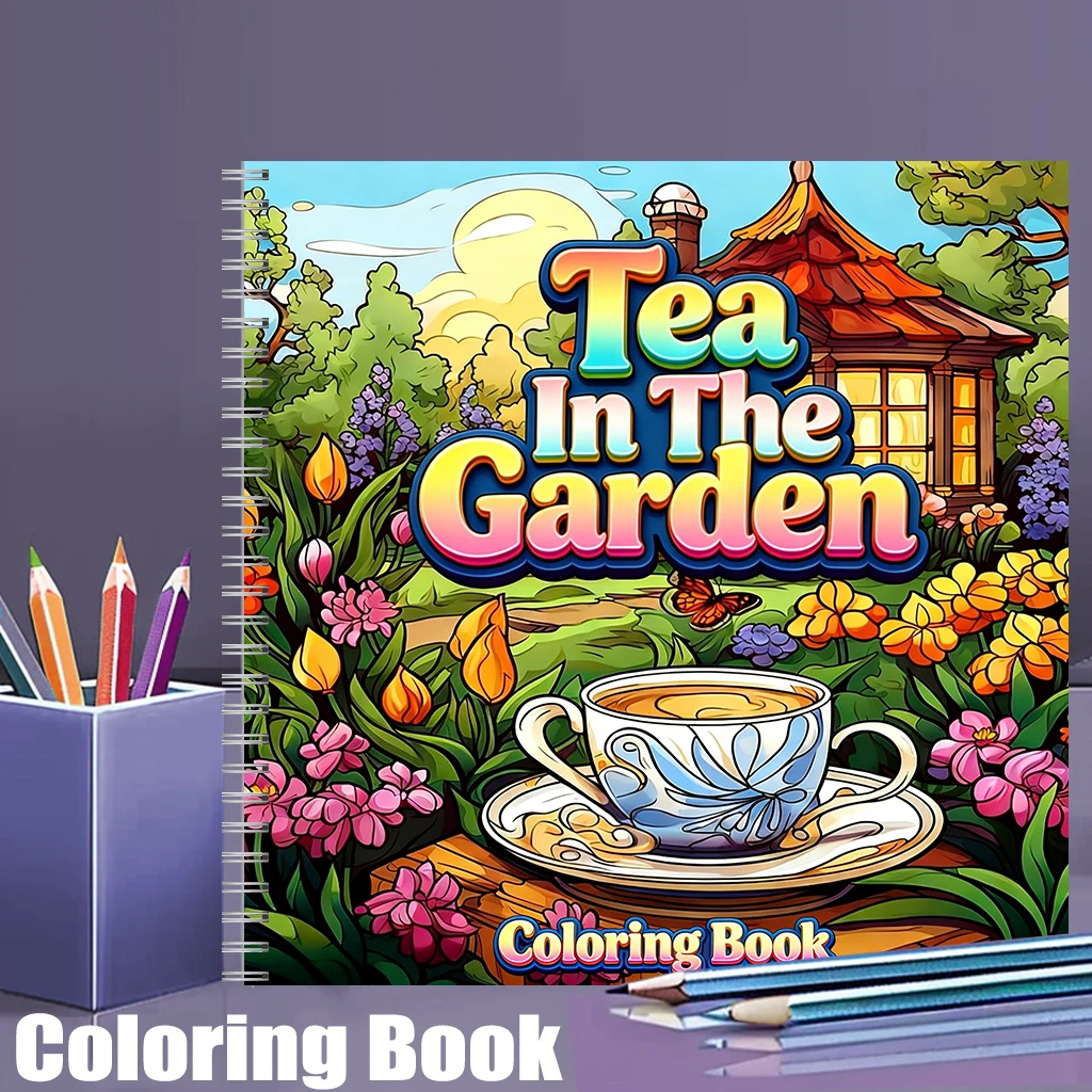 Buku Mewarnai Tea In The Garde - Chalk Bag ulasan dan harga