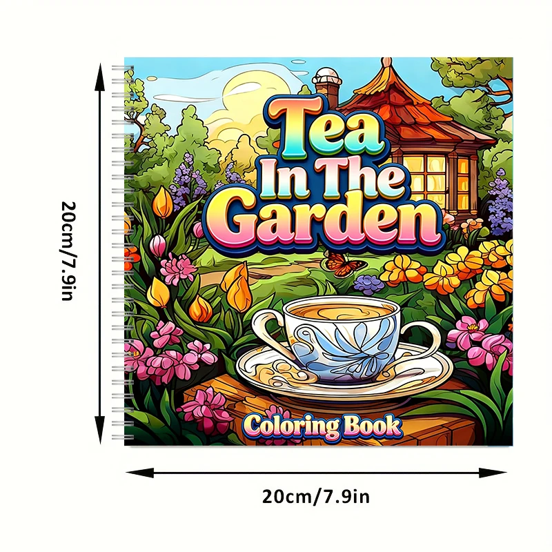 Buku Mewarnai Tea In The Garde - Chalk Bag ulasan dan harga